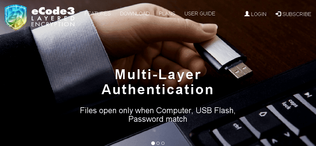 Data Encryption Software and Web Development features